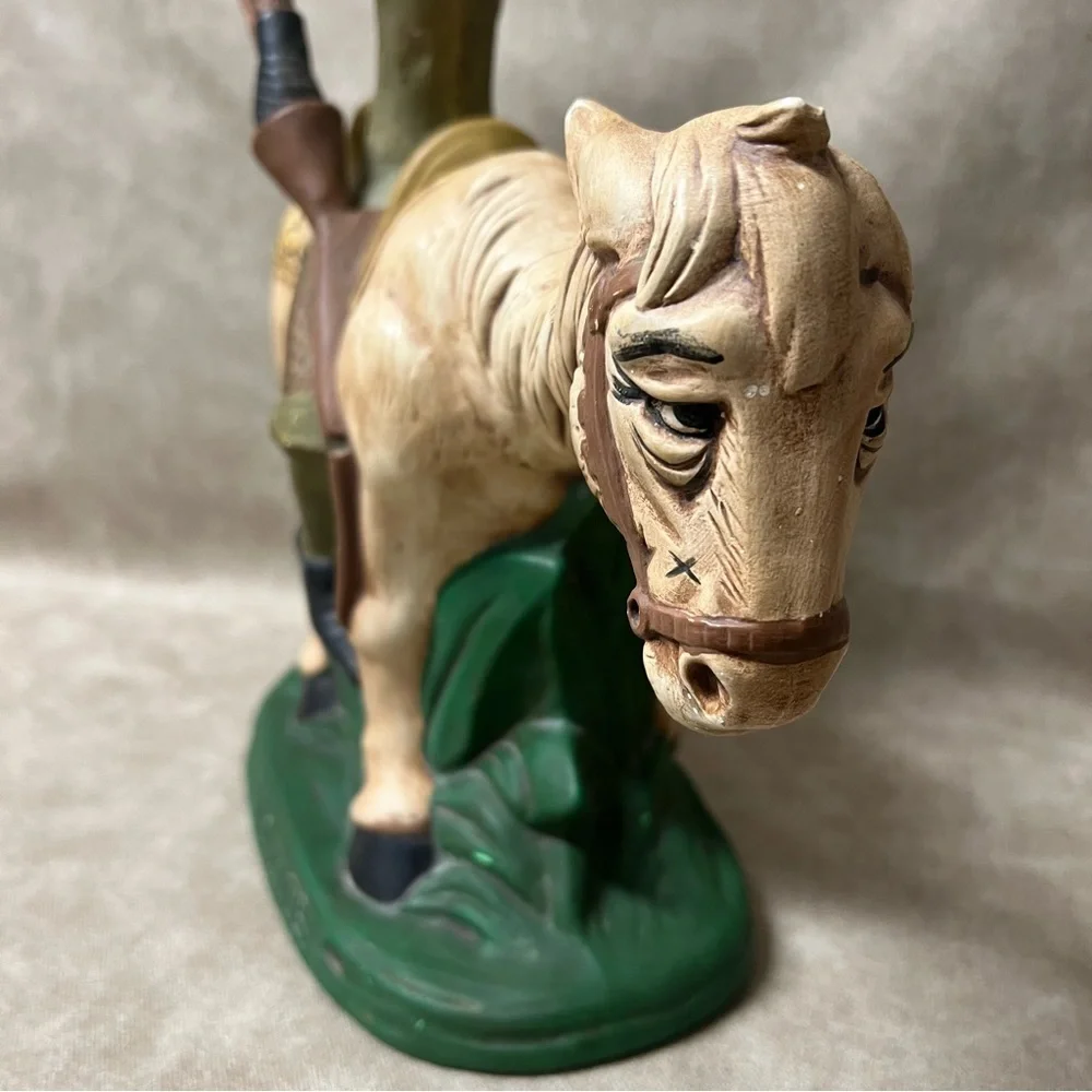 Don Quixote On the Quest Figurine - Ceramic Historical Literary Art statue